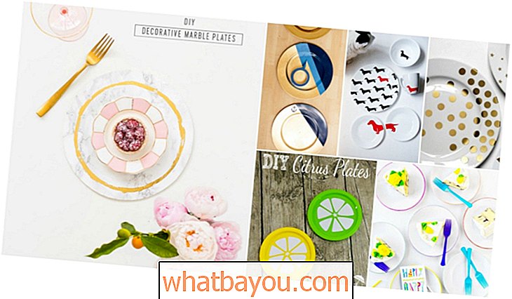 25 placas decorativas de bricolage que dão aos seus pratos um visual pintado à mão