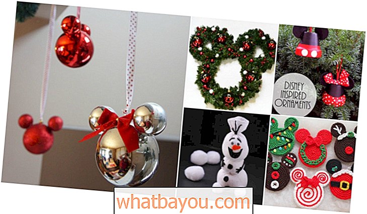 20 kreatívnych darčekov pre domácich majstrov Disney Christmas Ornaments