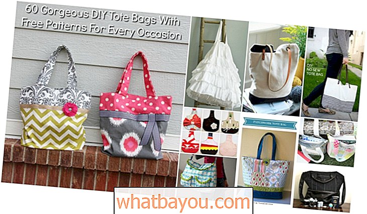 60 krasnih DIY torbic z majhnimi vzorci z brezplačnimi vzorci za vsako priložnost