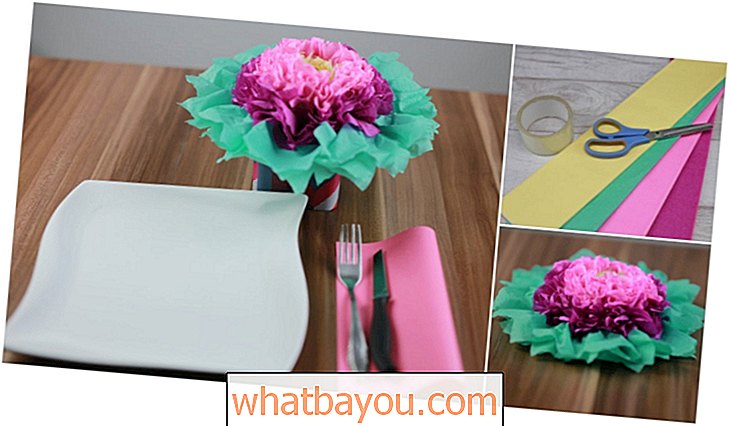 remeslá: Ako si vyrobiť tieto farebné hodvábne papierové kvety
