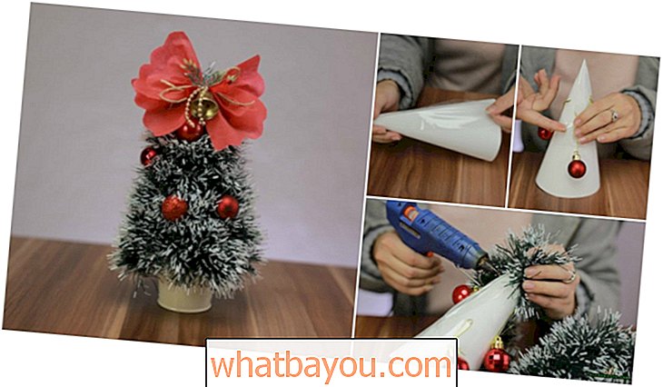 Kuidas DIY teha miniatuurset jõulupuu kaunistamist {Videoõpetus}