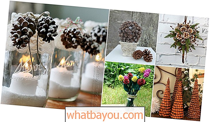 25 radoši Pinecone amatniecības izstrādājumi, kas papildina jūsu rudens un ziemas dekoru skaistumu