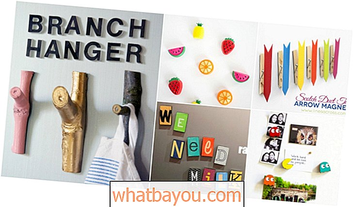 20 enkle DIY-kjøleskapsmagneter for å dekorere kjøkkenet ditt med moro