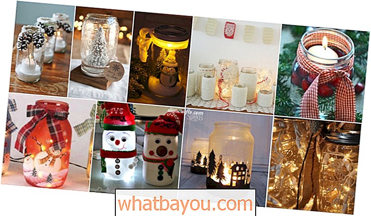 12 đồ trang trí Giáng sinh tuyệt đẹp Mason Jar bạn có thể tự làm