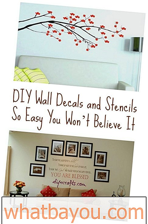 DIY Wall Decals dan Stensil Sangat Mudah Anda Tidak Percaya