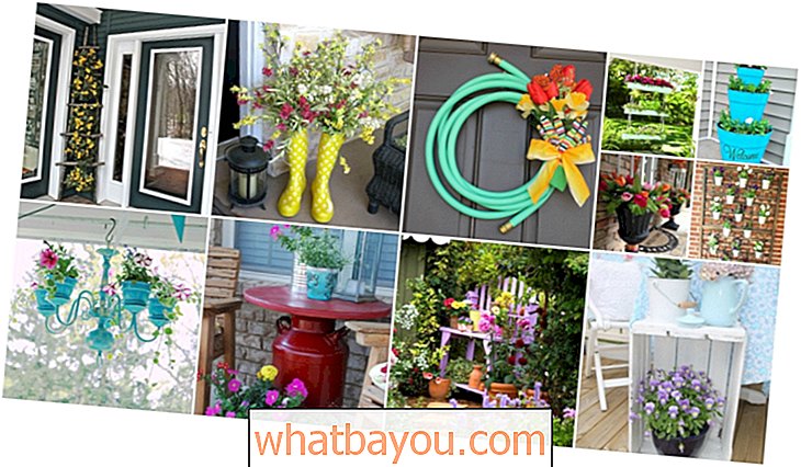 25 nápadů kreativní kutilství na jaře verandu - je to všechno o opětovném použití!