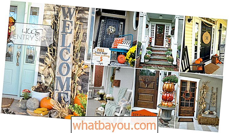 あなたの家を近所のEn望の的にする25の秋のポーチ装飾アイデア