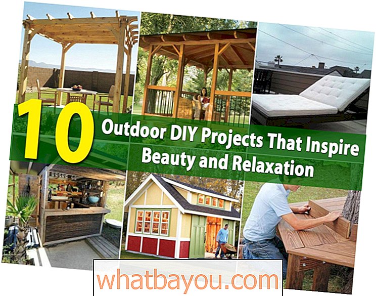 10 DIY-utendørs-prosjekter som inspirerer til skjønnhet og avslapping