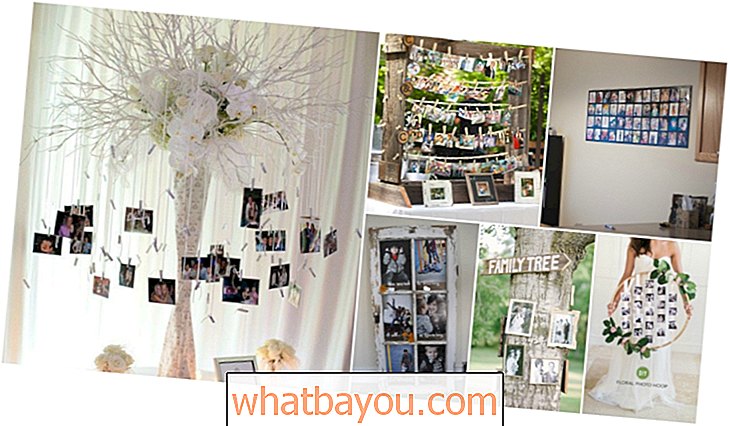 Decoración: 25 ideas de exhibición de fotos de boda DIY para exhibir en su día especial