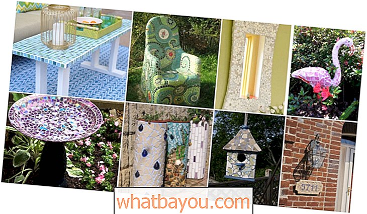 30 nuostabių mozaikos projektų, kurie papuoš jūsų namus ir sodą