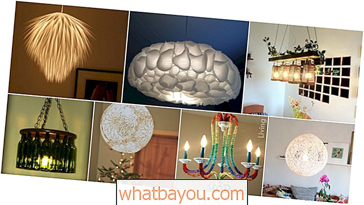 16 lâmpadas e lustres geniais de bricolage para iluminar sua casa