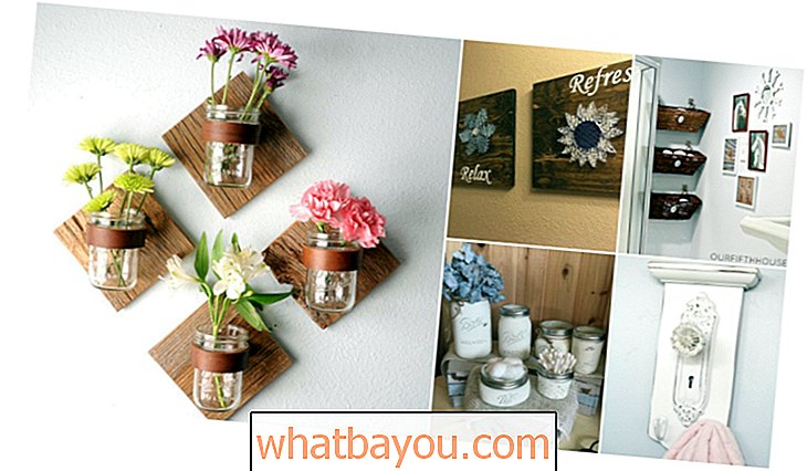 25 idej za domače rustikalne dekorje za kopalnico, s katerimi boste dali svoj čar domači hiši čar