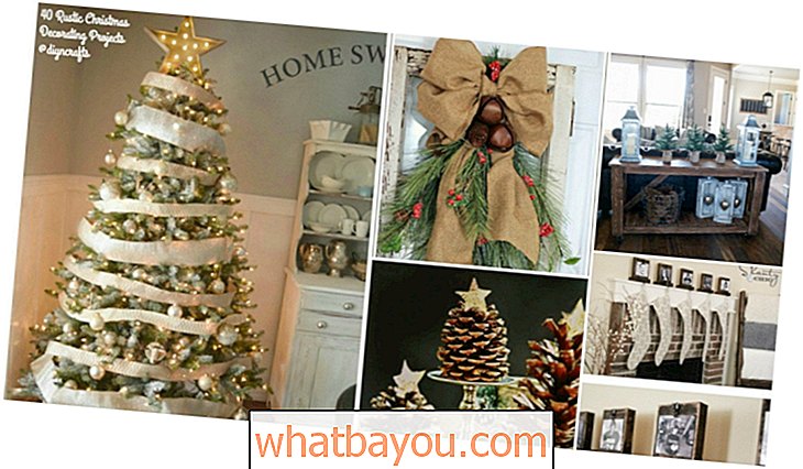 40 ideas rústicas de decoración navideña que puedes construir tú mismo