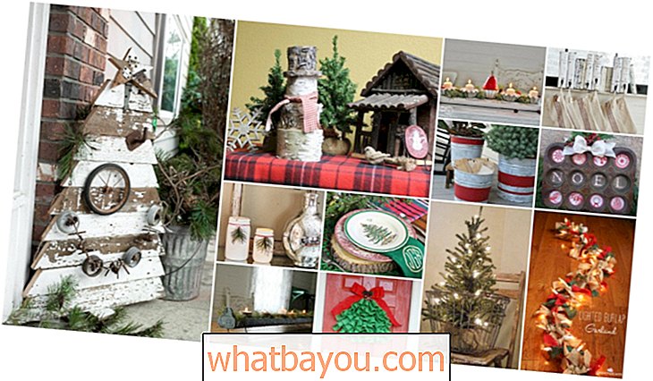 25 wspaniałych domków inspirowanych świątecznymi dekoracjami DIY na urocze wiejskie święta
