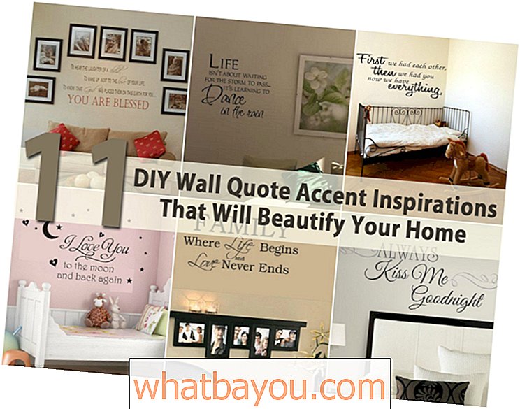 11 DIY sienas citātu akcentu iedvesmas, kas izdaiļos jūsu māju