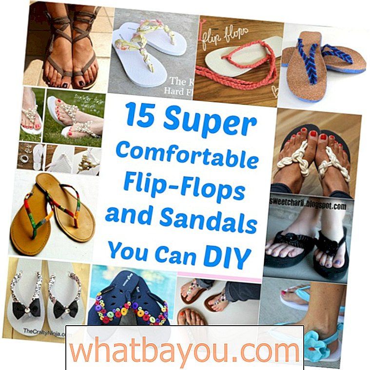 15 erittäin mukavaa varvastusta ja sandaalia, joista voit tehdä itse