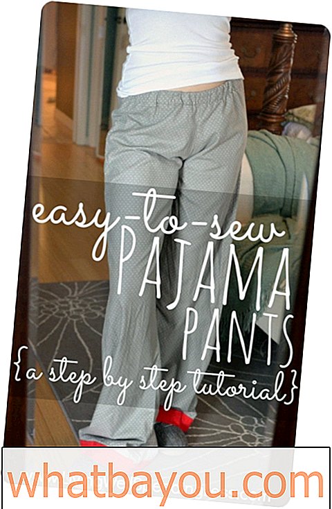 Gran proyecto de bricolaje para principiantes     Pantalones de pijama fáciles de coser