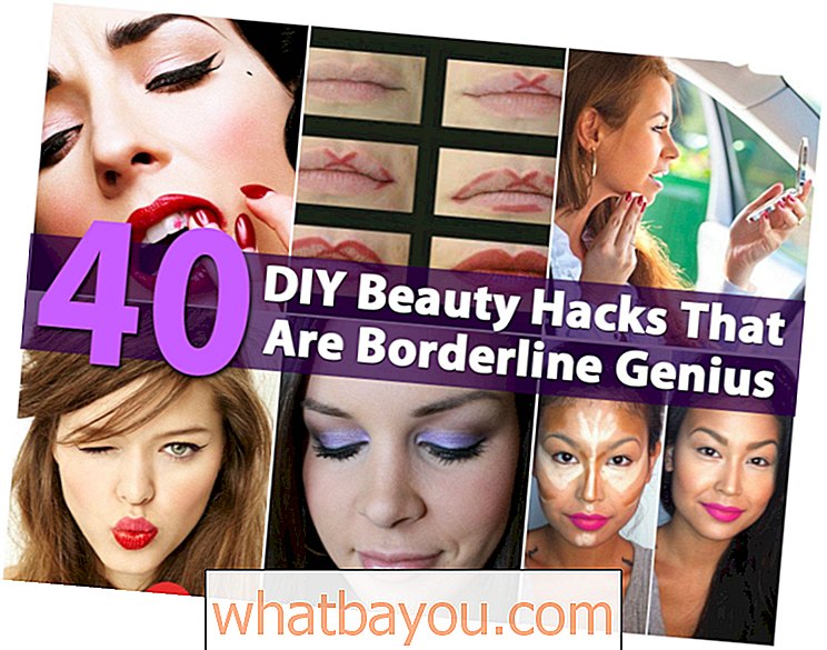 40 DIY Beauty Hacks, ki so mejni genij