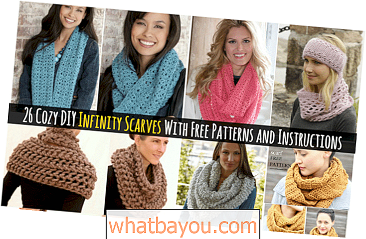 26 Kuschelige DIY Infinity-Schals mit kostenlosen Mustern und Anleitungen