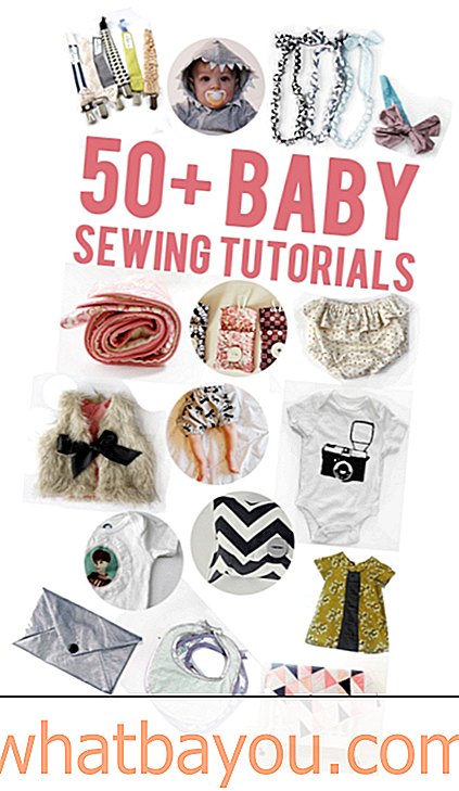 Pasidarykite savo drabužius kūdikiams naudodamiesi šiomis 50 ir daugiau kūdikių siuvimo pamokomis