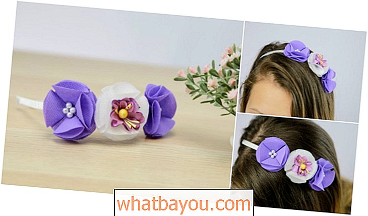 Kako napraviti prekrasnu traku za glavu od cvijeća od tkanine