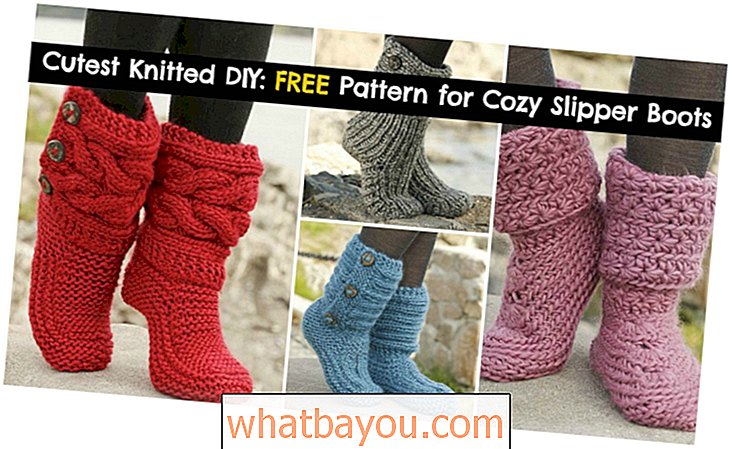 Cutest tricotat DIY: model GRATUIT pentru cizme de papuci confortabile
