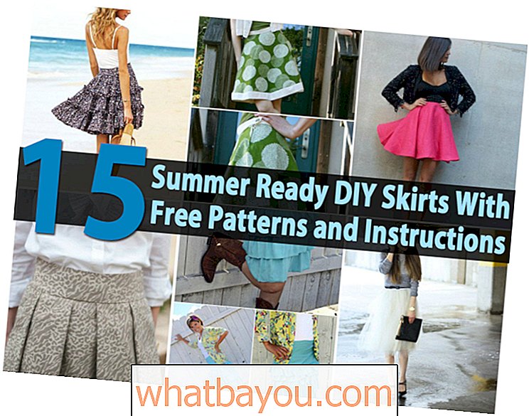 15 חצאיות DIY מוכנות לקיץ עם דפוסים והוראות חינם