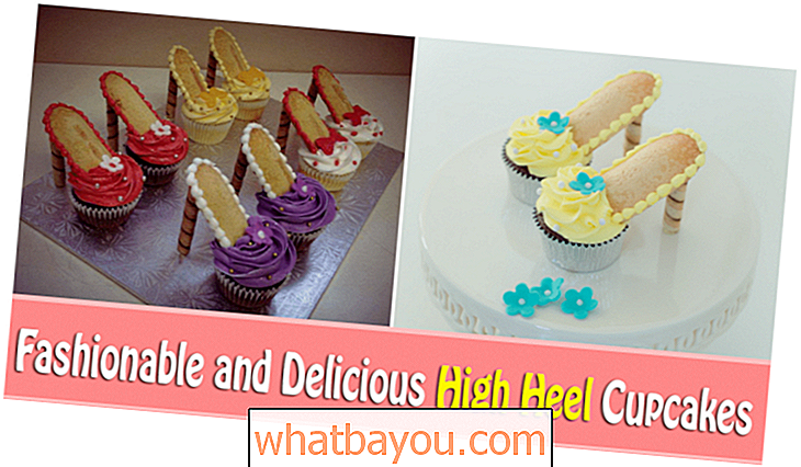 Modische und leckere High Heel Cupcakes