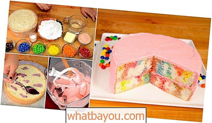 स्वादिष्ट और रंगीन स्किथ सिरप के साथ बटरकप केक कैसे बनाएं