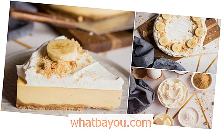 Comida: Deliciosa receta casera de pastel de queso y plátano