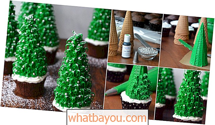 Questi cupcakes di albero di Natale follemente intelligenti ti renderanno la regina di Natale!