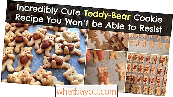 Neuveriteľne roztomilý recept na súbory cookie Teddy-Bear Cookies, ktorý nebude schopný odolať