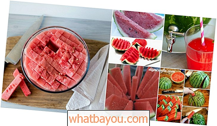 12 morsomme og smarte måter å skive, servere og glede av vannmelon i sommer