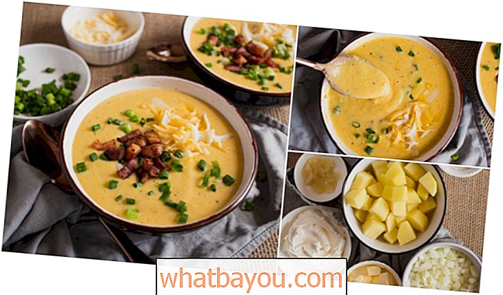 Jídlo: Cheesy bramborová polévka recept