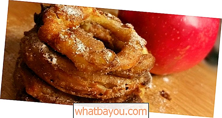 Vrijeme za slatkiše: Izvrsno prženi prženi prstenovi cimeta s jabukom