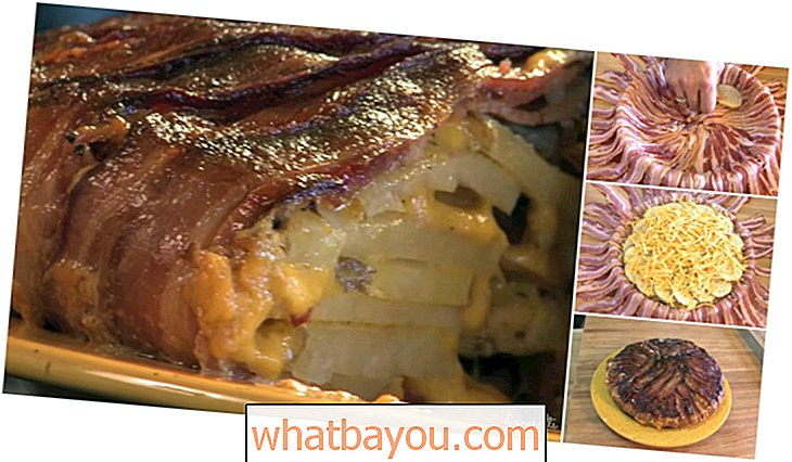 Potet Bacon Cheddar terte: En skikkelig munnfull på flere måter enn en!