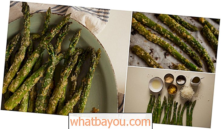 Makanan: Bawang Putih Panggang Parmesan Asparagus Spears
