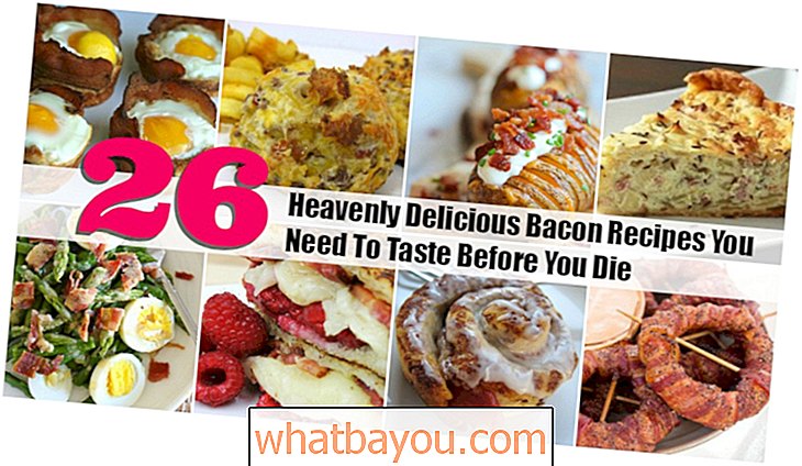 26 स्वर्गीय स्वादिष्ट बेकन व्यंजनों आपको मरने से पहले स्वाद लेने की आवश्यकता है