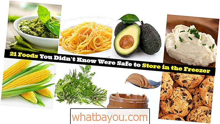 21 toitu, mida te ei teadnud, oli sügavkülmas hoitav