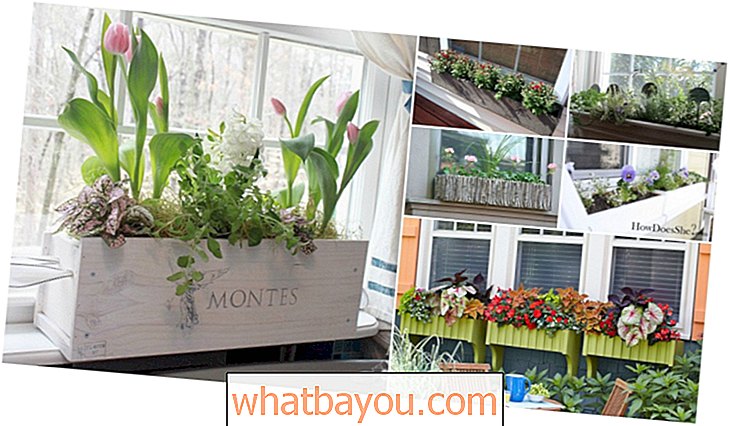 Gradinarit: 20 superbe DIY Ferestre de plantare cutii de flori pentru a vă înfrumuseța casa