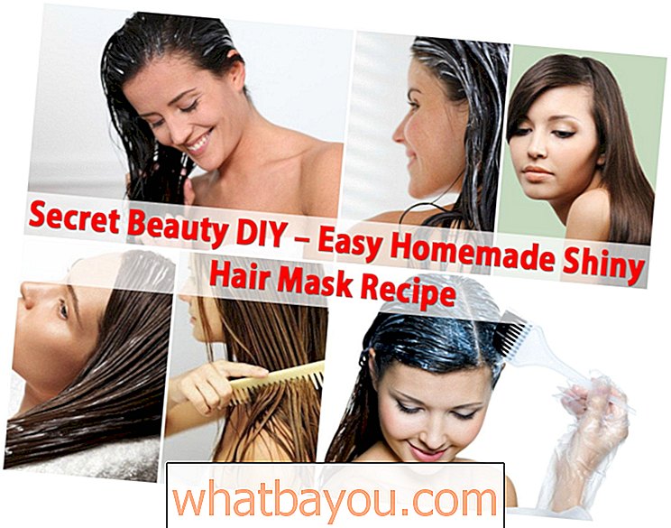 Secret Beauty DIY - Enkel hjemmelaget skinnende hårmaskeoppskrift