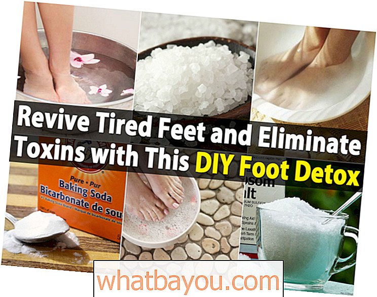 Oživte unavené nohy a eliminujte toxiny pomocí tohoto DIY Foot Detox Soak