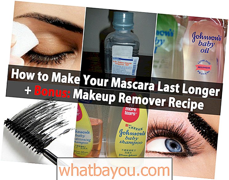 Hvordan lage din mascara til en lengre + bonus Makeup Remover Recipe