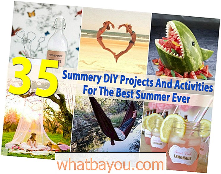 35 Summery DIY Projeleri ve Şimdiye Kadarki En İyi Yaz İçin Etkinlikler
