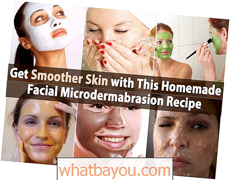 Nabavite glatku kožu pomoću ovog domaćeg recepta za mikrodermoabraziju lica {Samo 2 sastojka}