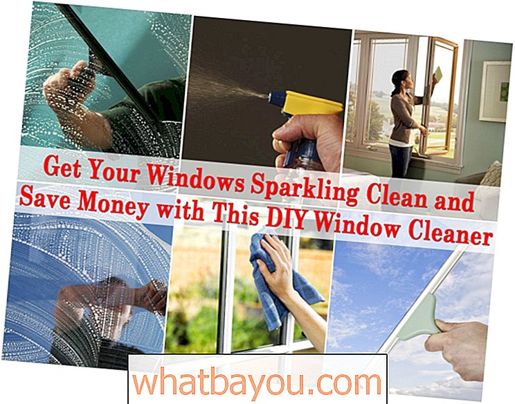 Obtenha seu Windows Sparkling Clean e economize dinheiro com este limpador de janelas DIY