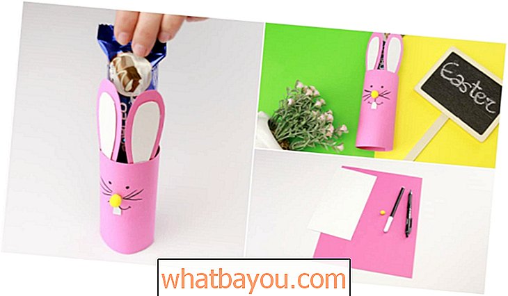 Vacanze: Come realizzare un simpatico portacandele coniglietto pasquale in carta