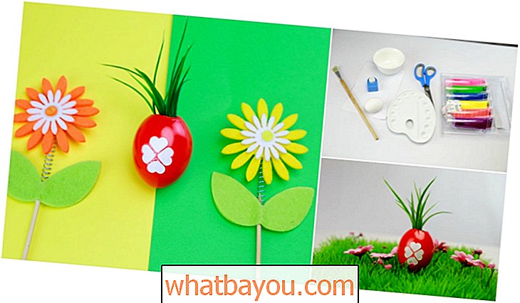 Come creare una fioriera decorativa per Pasqua con un uovo