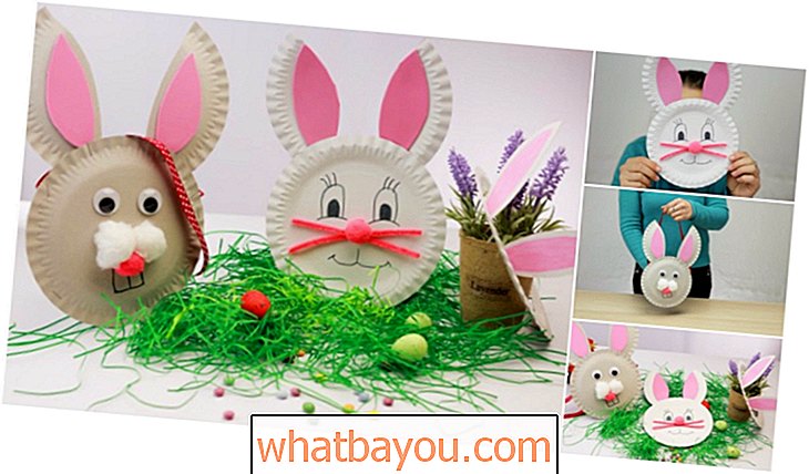 3 Paskalya tavşanı el sanatları kağıt levha dışında yapmak nasıl