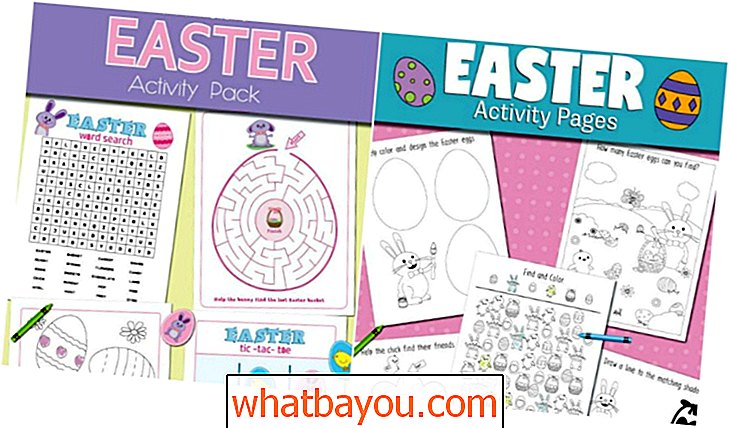 9 страници за оцветяване на Великден и дейности с безплатни печатници